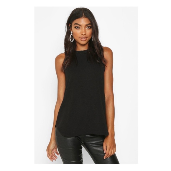 High Neck Sleeveless Top Set - Picture 2 of 14